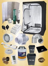 Kit armario de cultivo interior completo 100