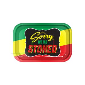 Bandeja para liar “Stoned Rasta” - 18x14cm