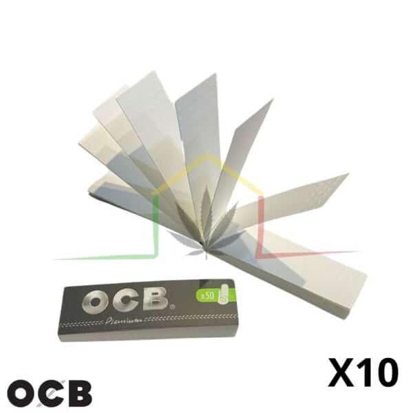 Pack of 10 OCB Cardboard Filters for Tips