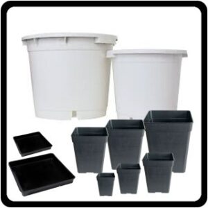 POTS DE PLASTIQUE