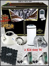 ARMOIRE ÉQUIPÉE PURE TENT 240 (1200W)